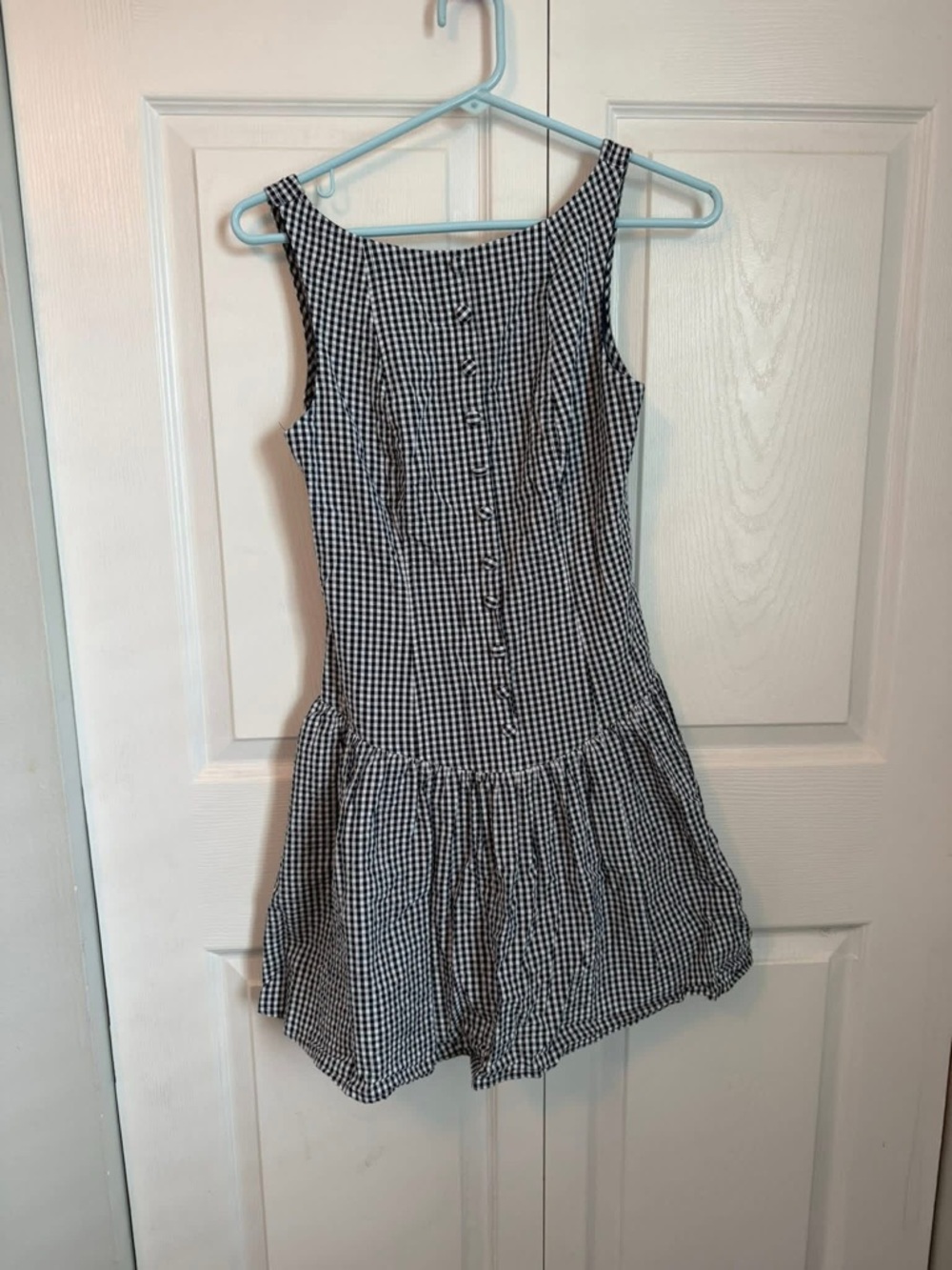 wild fable Black and White Gingham Mini Dress